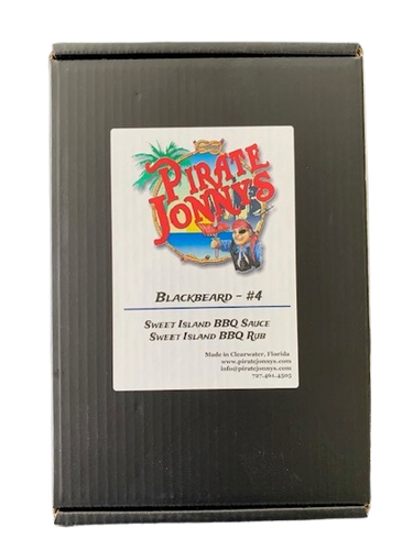 Blackbeard Combo Pack- Sweet Island BBQ Sauce & Sweet Island BBQ Rub